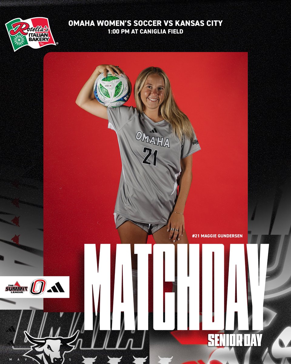 Celebrating our seniors this afternoon ❤️🖤

🆚 Kansas City
⏰ 1 p.m. CT
📍Caniglia Field (Omaha, Neb.)
⭐ Rotella’s Italian Bakery
🎟️ bit.ly/47hQxfh
📺 @TheSummitLeagueNetwork (bit.ly/3IR9fCk)
📊 bit.ly/4q30yp0

#ForThe402