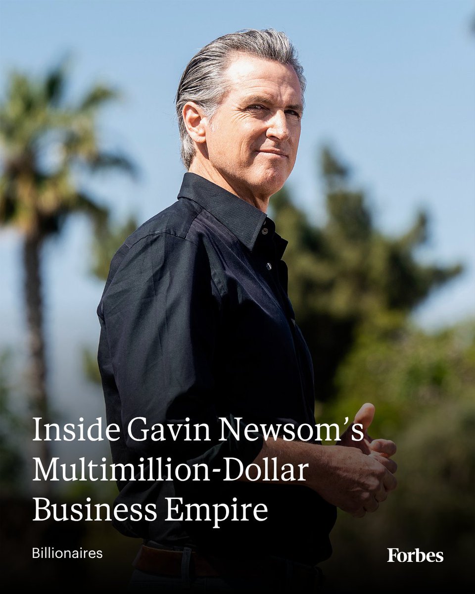 With help from a billionaire benefactor, California’s governor built a hospitality company even as he gained power in America’s largest state. forbes.com/sites/kylemull…
(Photo: Noah Berger via Associated Press)