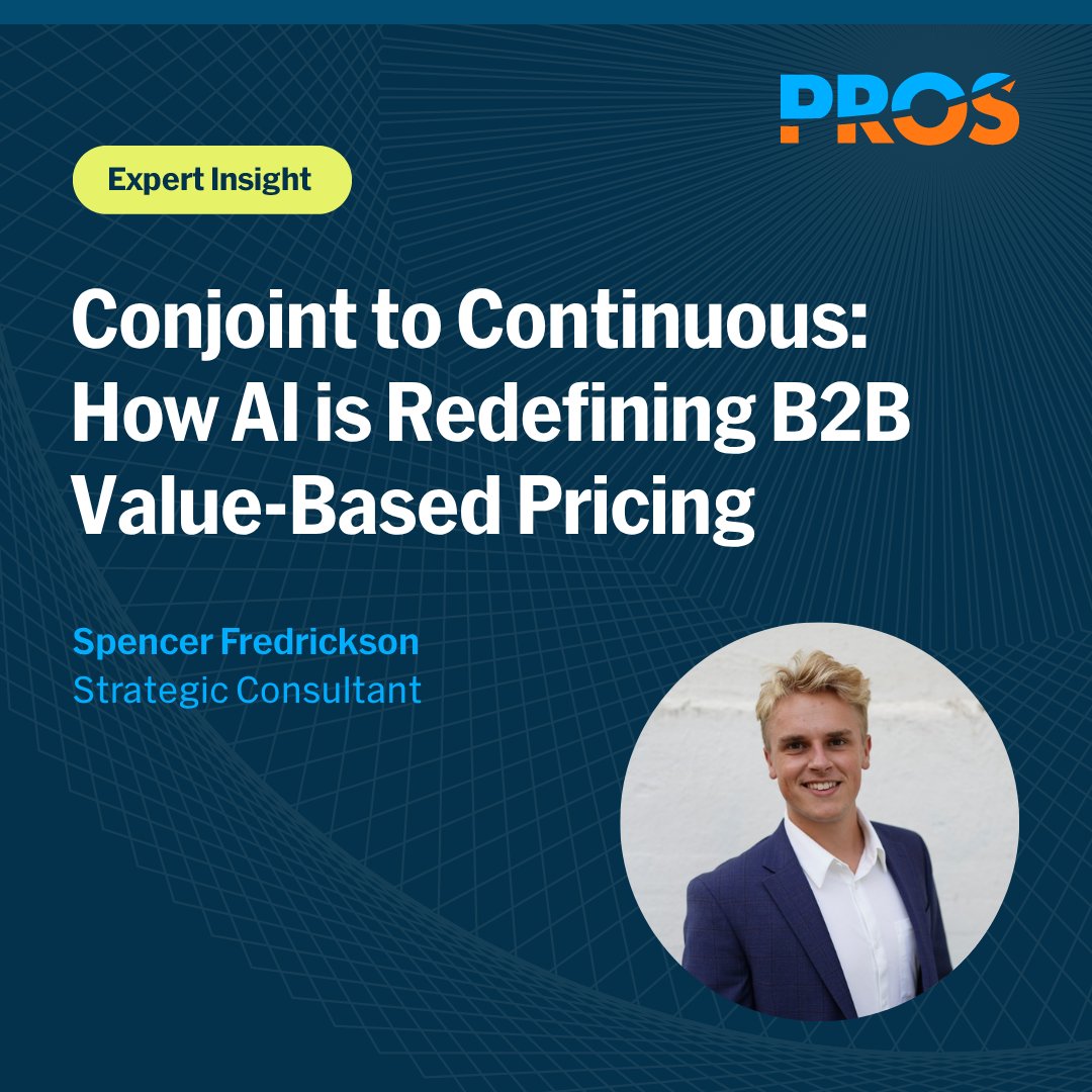 From hypothetical responses to real behavior, pricing has never been so dynamic. The shift from conjoint analysis to AI-powered strategies is helping B2B businesses price smarter, adapt faster, and drive profitability.

Read the blog: ms.spr.ly/6012tB8gi