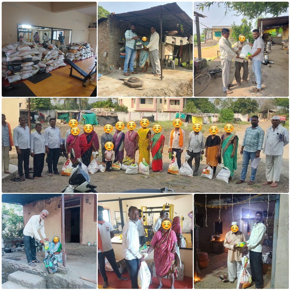 Heartbreaking scenes from Ahilyanagar, #Maharashtra, where recent heavy rains and cloudbursts have flooded homes and disrupted lives. Families in the villages of Dhorjalgaon, Nimbe Nandur, and Wadule are struggling, but hope has arrived.
 
A heartfelt thank you to <a href="/amazonIN/">Amazon India</a> for