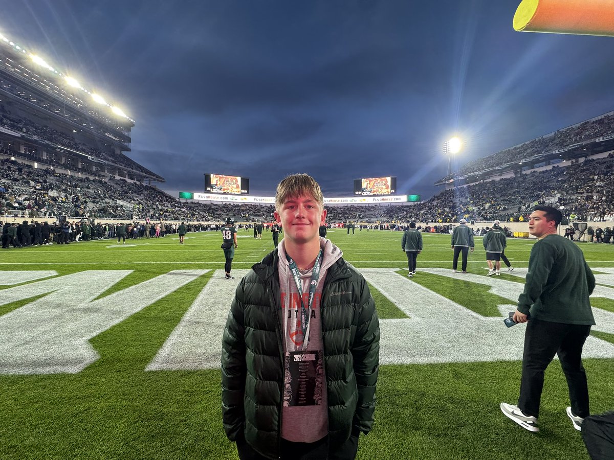 I had a great time making the trip to visit @msu_football last night.  It was awesome watching <a href="/JackWills2025/">Jack Wills 5⭐️</a>  do his thing. The hospitality and atmosphere were fantastic! East Lansing does game day right! <a href="/hoenie_josh/">Joshua_Hoenie50</a> <a href="/bouwens_bryce/">Bryce Bouwens</a> <a href="/ChadWilt/">Chad Wilt</a>
