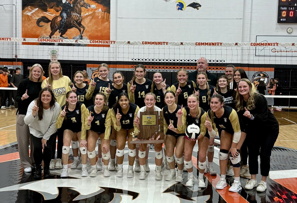 VOLLEYBALL REGIONAL: Penn beats Warsaw 25-17, 25-22, 25-21.

Kingsmen win Regional crown !!!!

🏐Montana Swartz 19 assists, 1 ace
🏐Abby Lane 12 digs
🏐Carson Petty 13 assists, 5 digs
🏐Kyla Hurley 7 digs, 1 kill, 3 aces
🏐Emily Noto 6 kills, 2 blocks