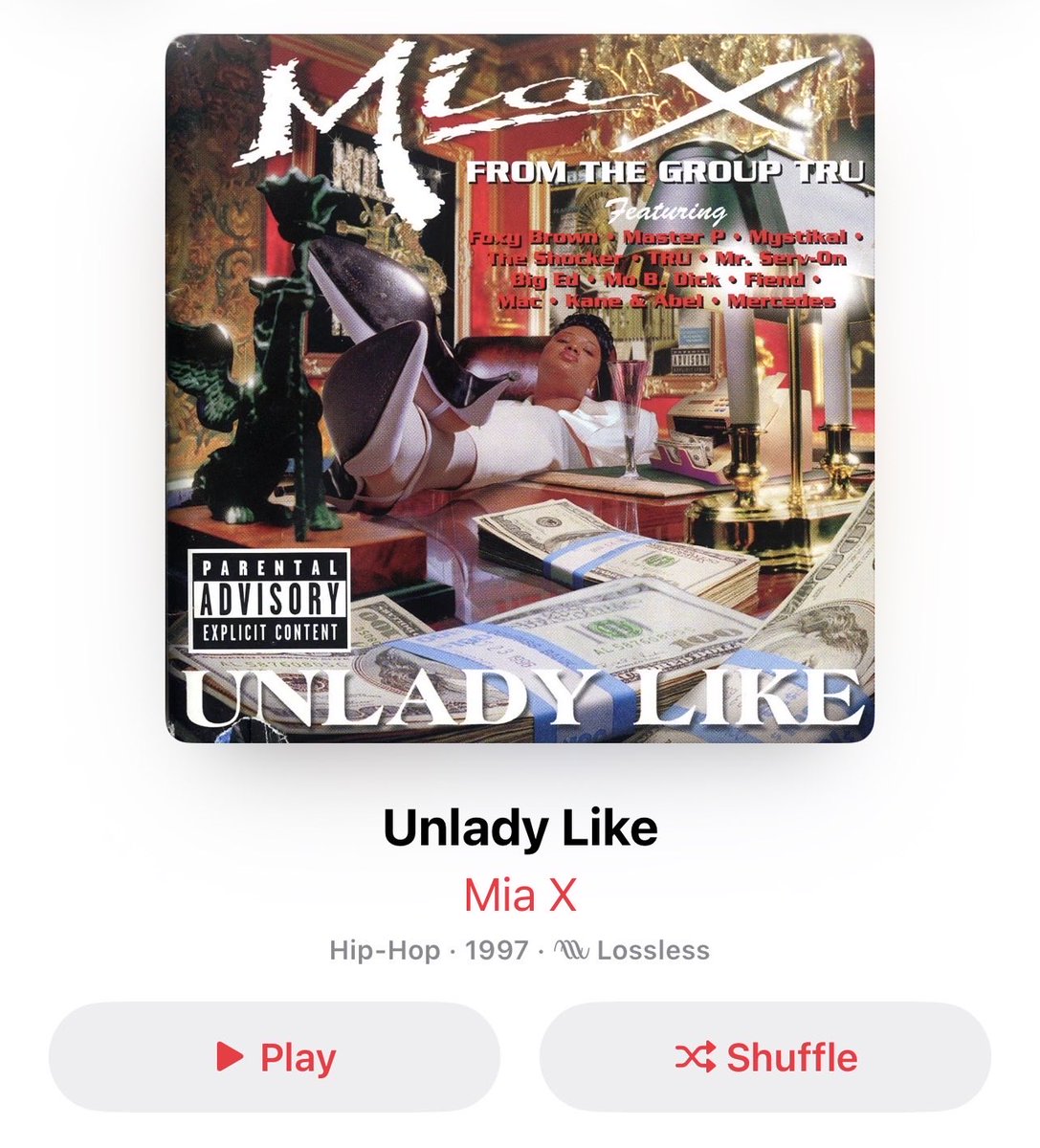 Re-listened to this album after #VERZUZ. A few observations:
1. This is when you knew No Limit wasn’t to be played with bc they locked the game down for the next 18 months straight!
2. Mia X RIDES on every track!
3. Beats By the Pound is one of the best production teams…EVER.