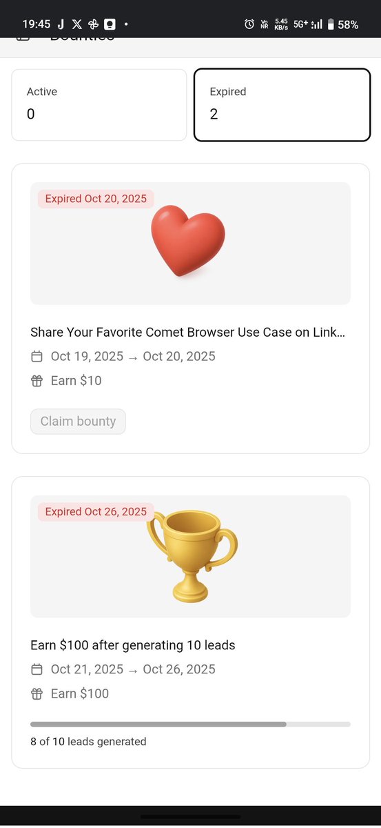 Mashed_Designs's tweet photo. @yabhishekhd I have completed 10 refferal and they said it expired 🥲🥲 @yabhishekhd @AskPerplexity https://t.co/Ea39vsfUry