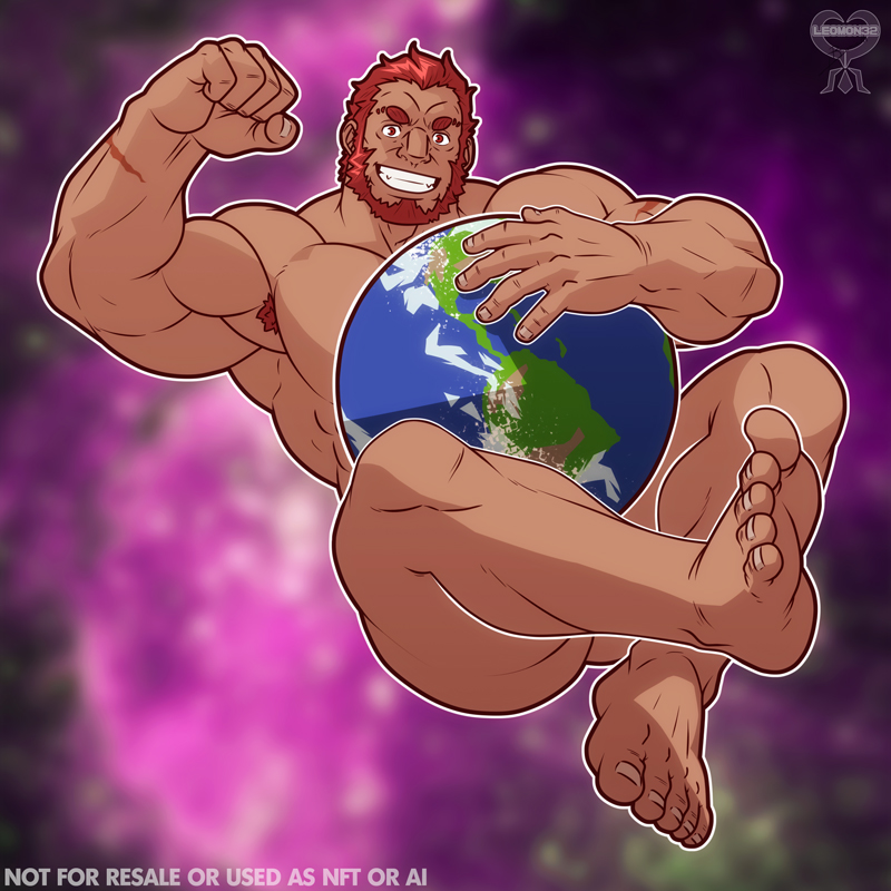 And a very big Earth dominator, Iskandar xD #bara #muscles #giant #macrophile #Iskandar #FateGO #ライダー #征服王 #イスカンダル #FGO
