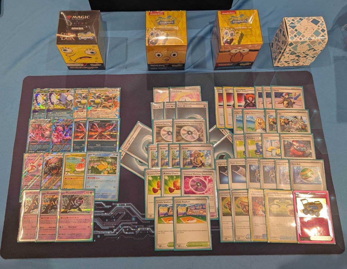 CCG_Benji's tweet image. Finished 27th out of 2028 players at Lille Regionals! I played Mega Absol/Mega Kangaskhan and finished with a 8-0-5 record. 

Shoutout to @TordReklev Metafy class on the deck, @CCGPKMN and everyone for the support.

See you next at Gdansk regionals :)

#PlayPokemon