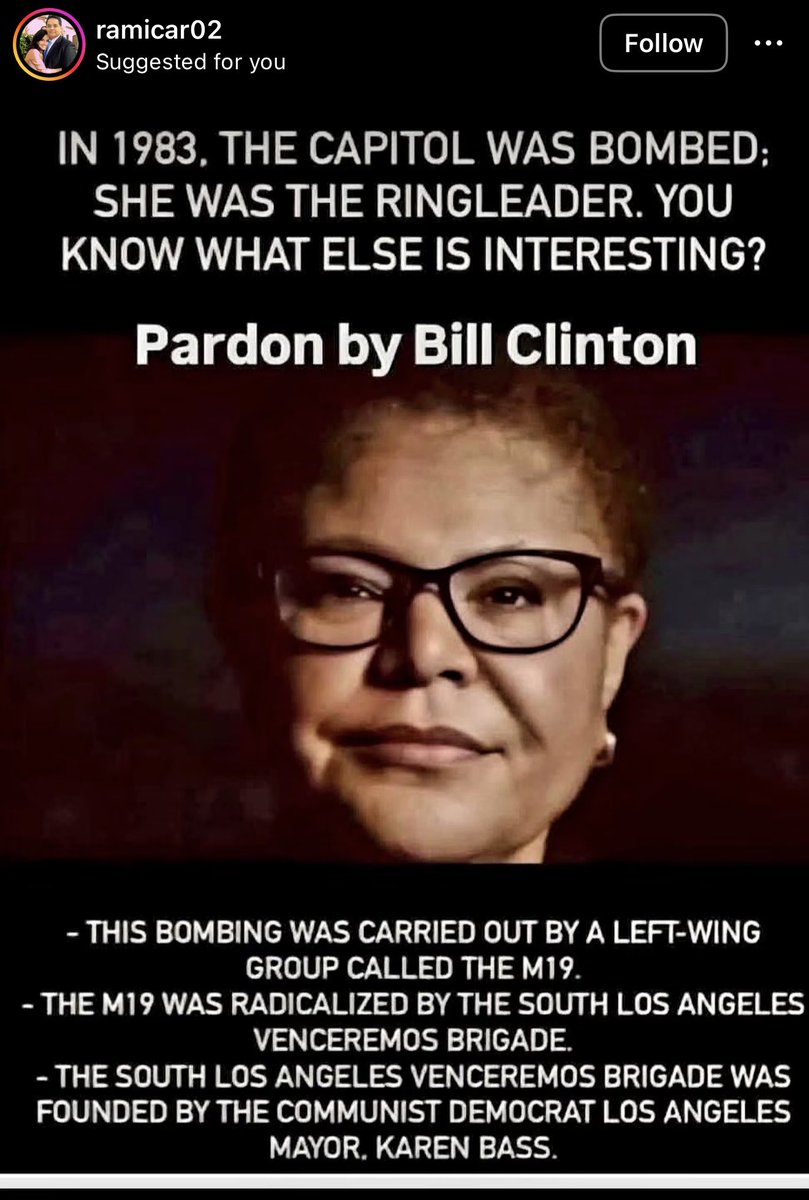 This domestic terrorist belongs in jail not Mayor’s Mansion!!