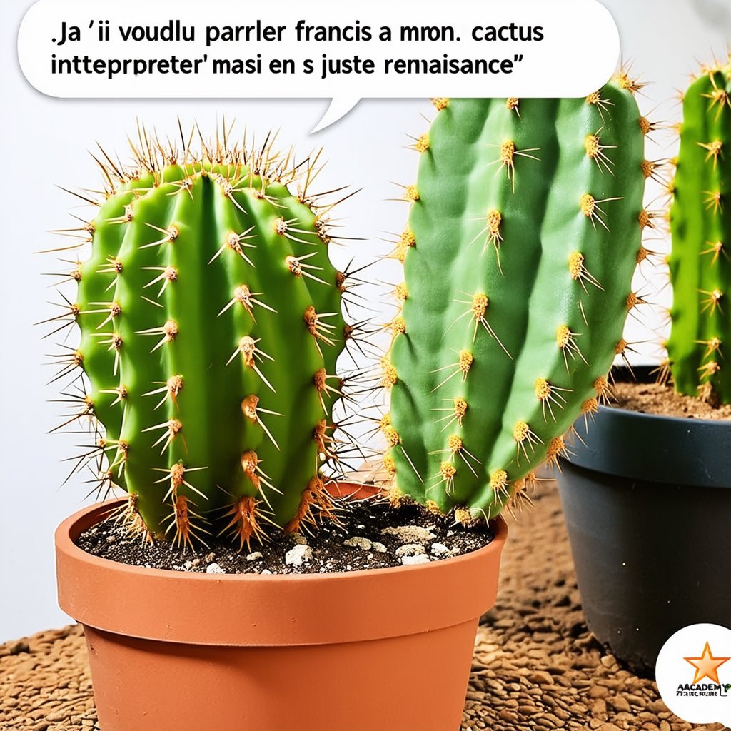 interpreterapp's tweet image. J&apos;ai voulu parler français à mon cactus, mais Interpreter a juste traducté &apos;Cactus: Je suis en pleine renaissance&apos;. #StarAcademy #RCLOM #InterpreterApp  bit.ly/2LVthxH