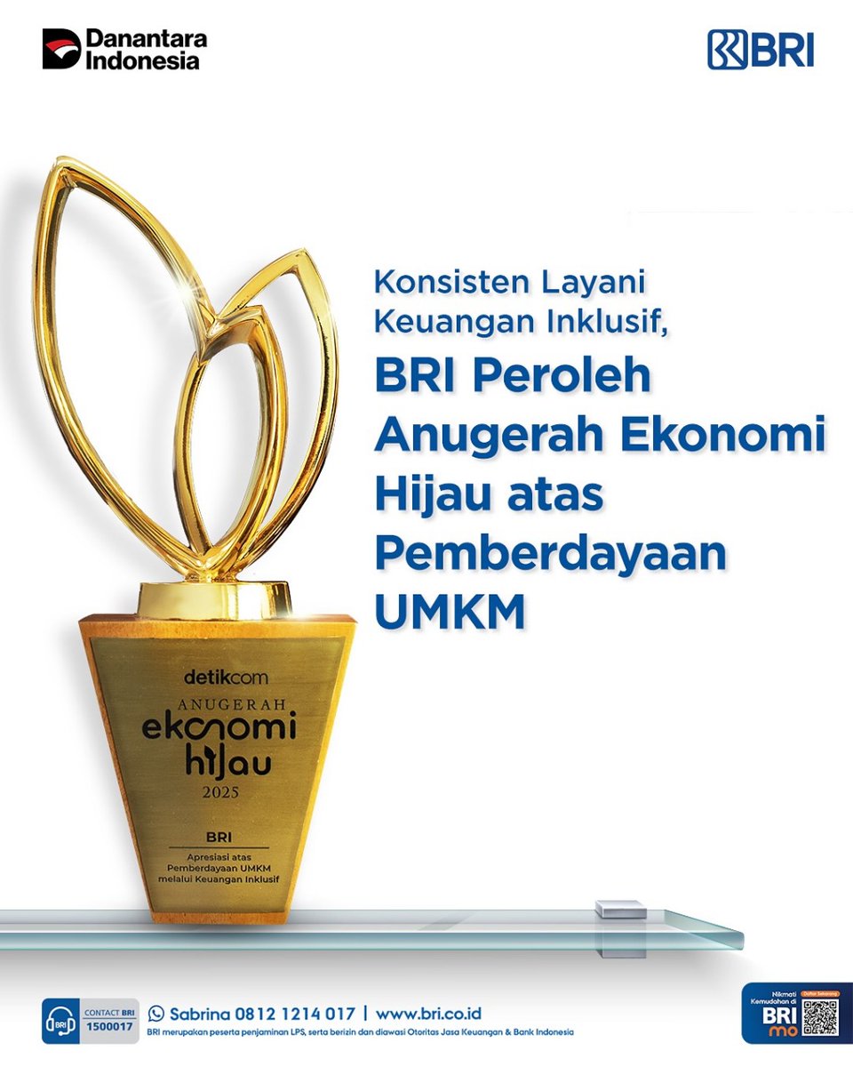 jambihadir's tweet photo. Terima kasih Sobat Danantara! 🙏
BRI terus fokus pemberdayaan UMKM sebagai kontribusi kuatkan ekonomi nasional. Apresiasi untuk nasabah &amp; Insan BRILiaN atas kontribusi terbaiknya!

#BRIPemberdayaanUMKM https://t.co/HVCcMJRB5i