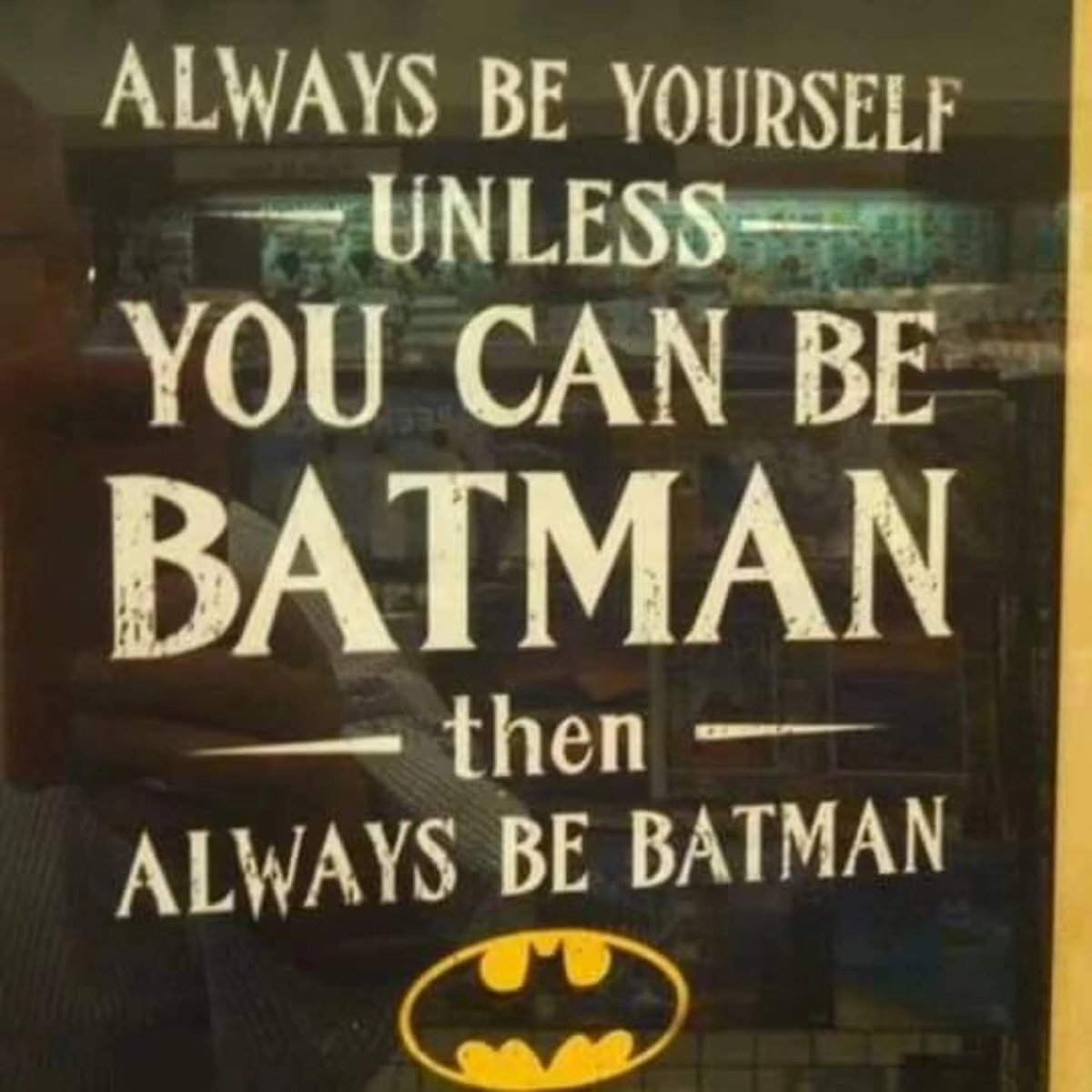 ValueHelp's tweet image. #LifeGoals #Batman