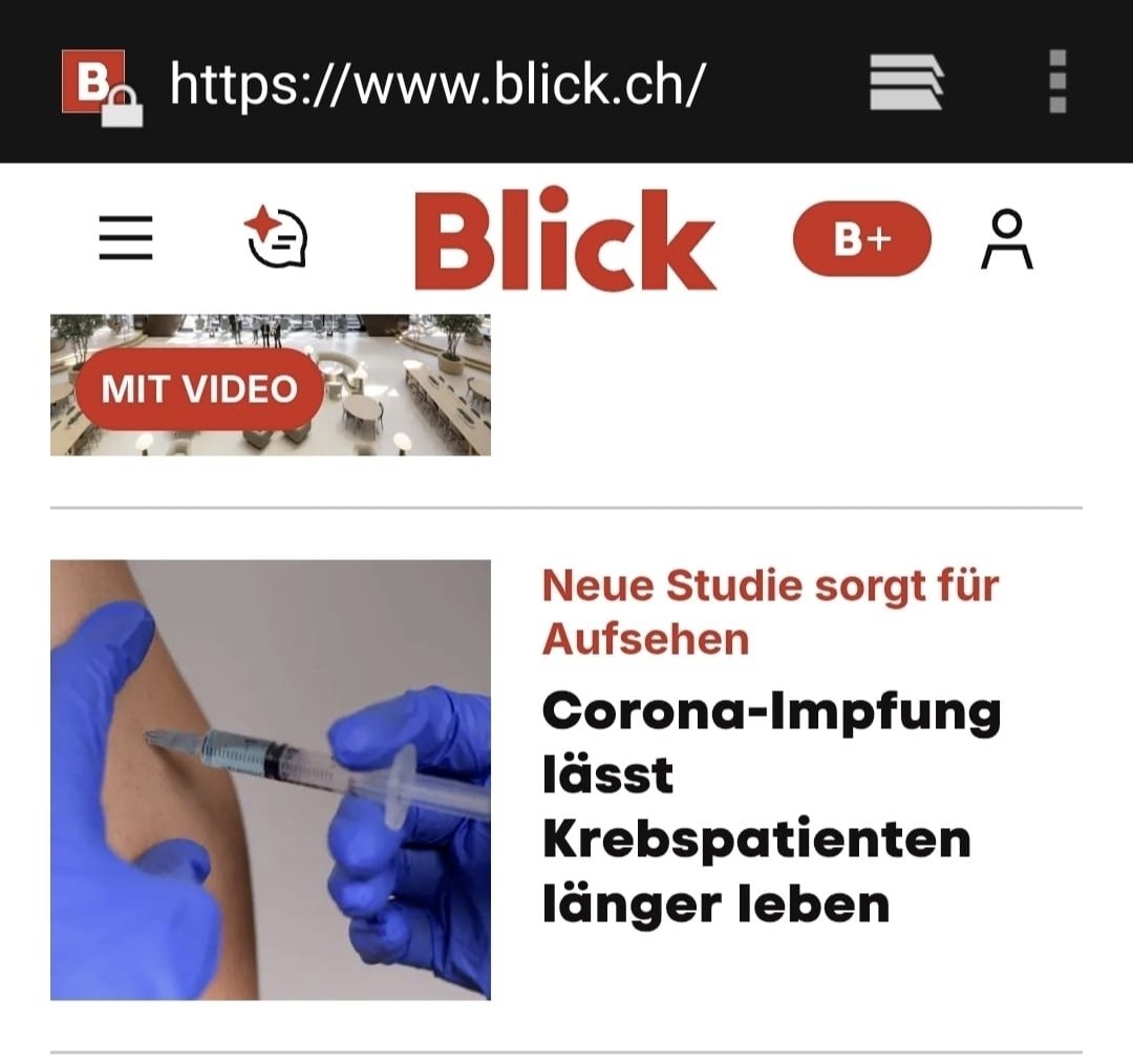 Witz der Woche geht wiedereinmal an die Ringier Berufslügner von <a href="/Blickch/">Blick </a> . Schämt euch!!! Ist schon lange belegt, dass das Gegenteil der Wahrheit enspricht!
