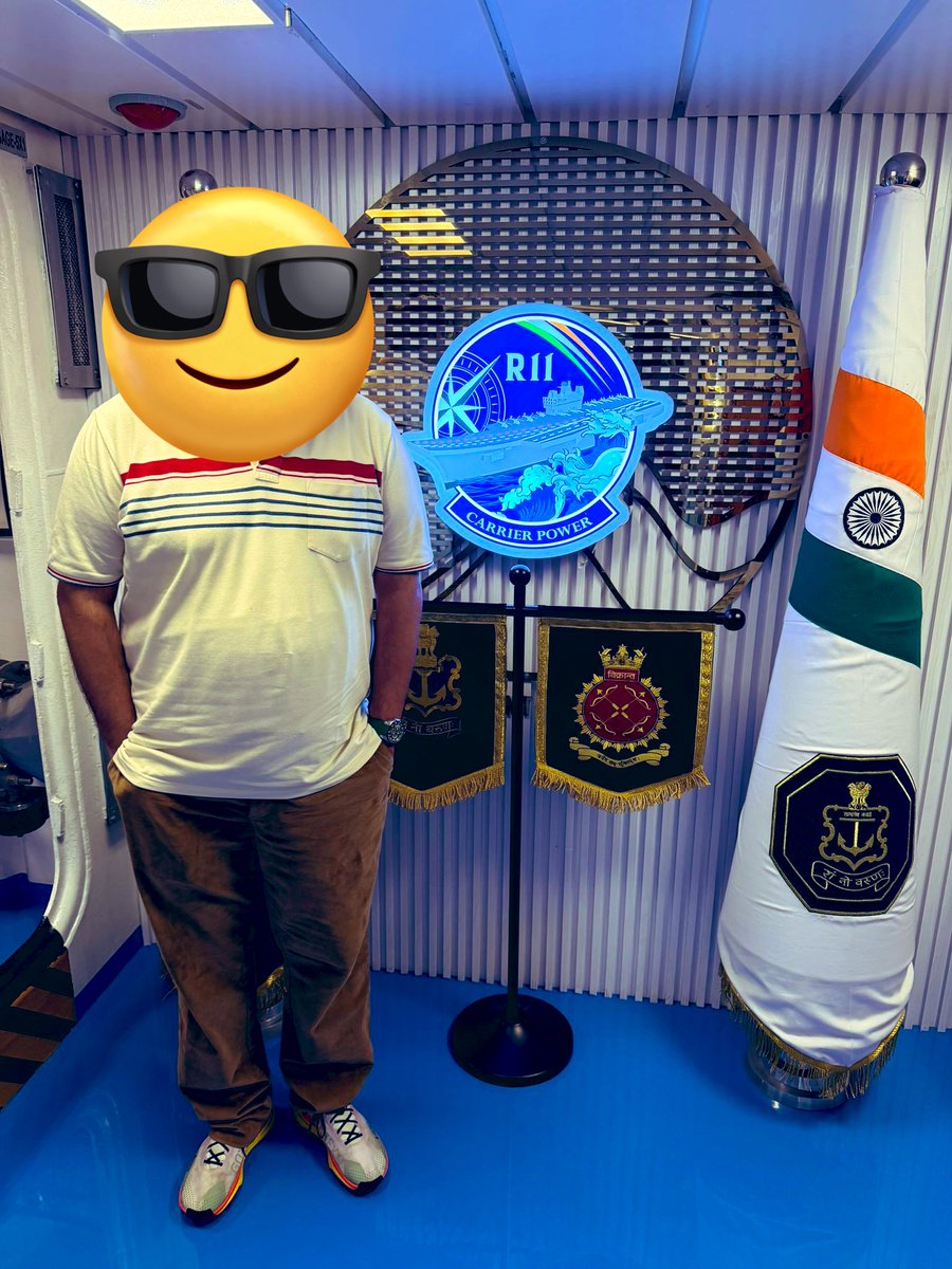 mountain_rats's tweet image. 'Proud as a peacock '! I fully comprehend what Modiji meant when he addressed the crew and said 'the nation sleeps peacefully cause of you'. Mighty Vikrant and her mightier Crew, we salute thee.

#INSVIKRANT