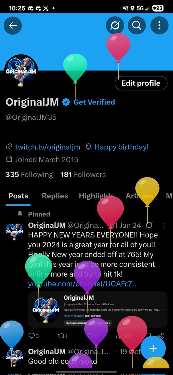 OriginalJM35's tweet photo. Im old baby!! https://t.co/idsgsXbI6d