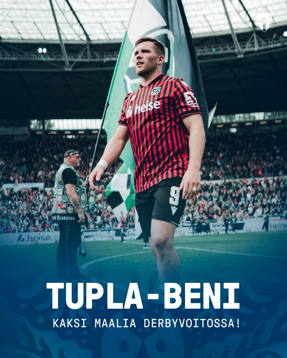 Benjamin Källman teki kaksi osumaa, kun Hannover 96 voitti Eintracht Braunschweigin vieraissa lukemin 3-0! 👏

Källman nousi 2. Bundesliigan maalipörssin jaetulle viidennelle sijalle. Hyökkääjä on osunut kymmenessä matsissa kuudesti. 🫡

#Huuhkajat