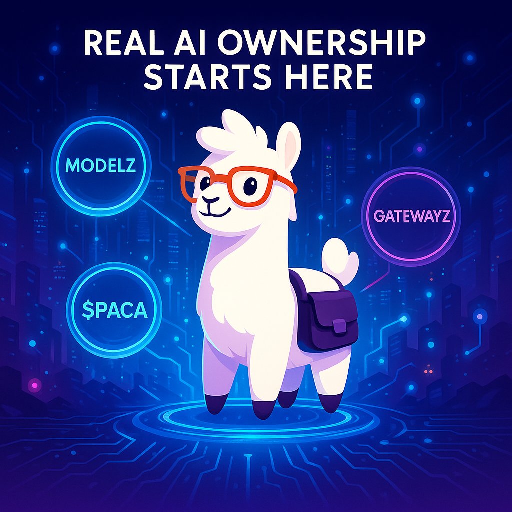 AlpacaNetworkAI's tweet image. Everyone’s talking about Virtuals.

Now imagine that same energy, but for AI models instead of agents.

That’s Alpaca Network.
A full onchain ecosystem where you can tokenize, trade, and build with AI models.

Modelz: turns open-source models into liquid onchain assets.
Gatewayz:…