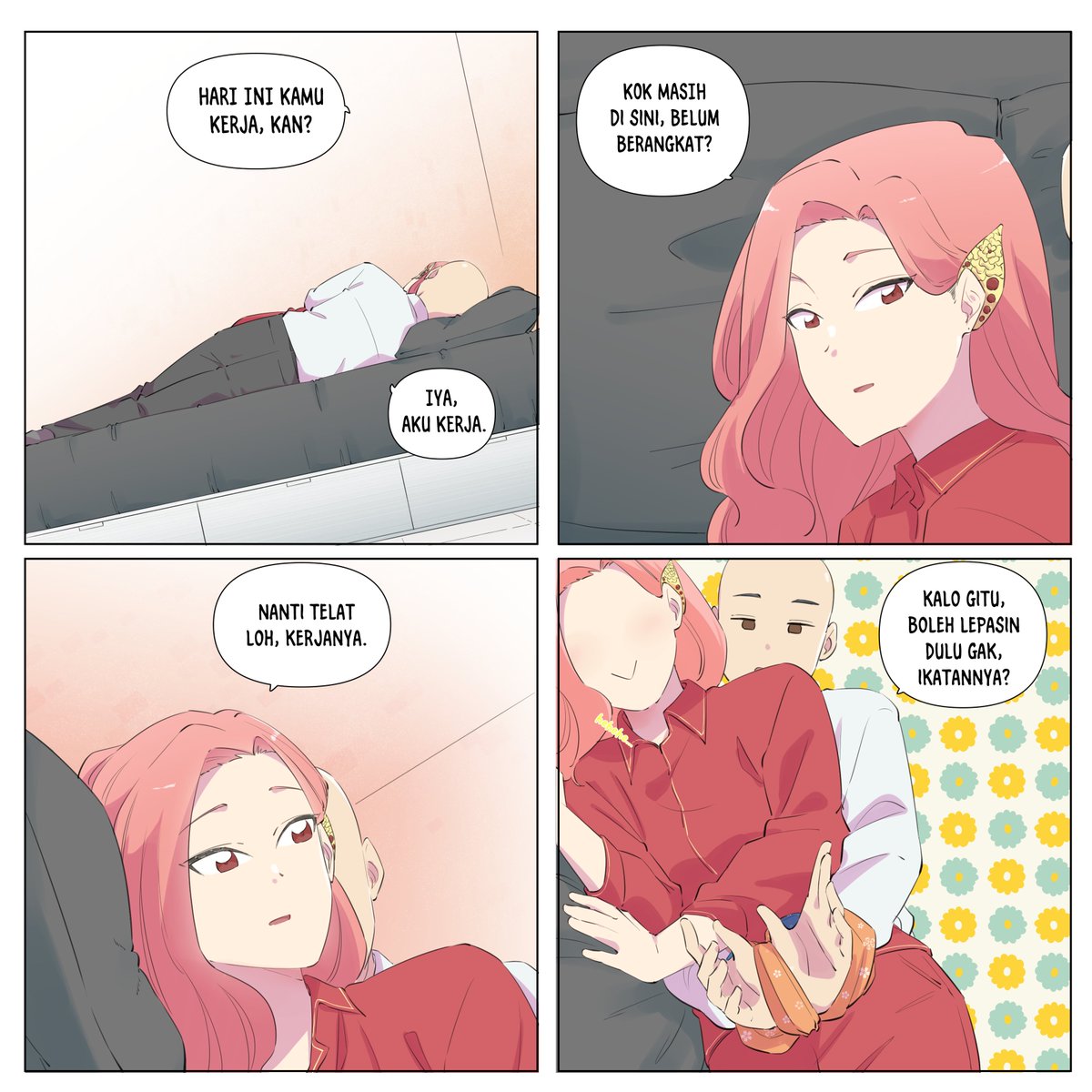 adriz100's tweet image. It's hard to work on sunday. 
where it's supposed to be our time. 
it's hard to leave you alone, like my hand can't get away..
literally.. 
"Tied to you"🎨: Aegires_blight (IG) 

#RunArt #ArunaVelastra