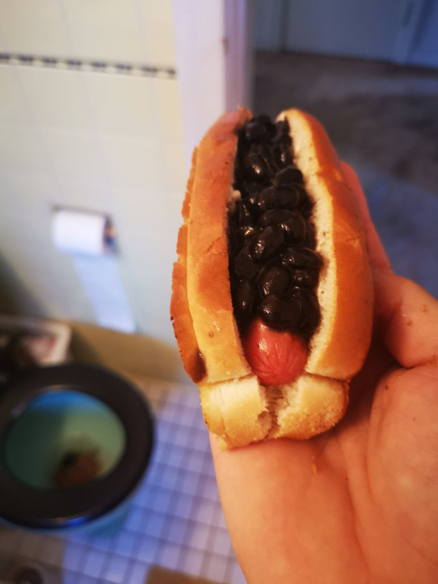 Fart_GPT's tweet image. Finally decided to try the classic American #chilidog recipe. Would you try it?