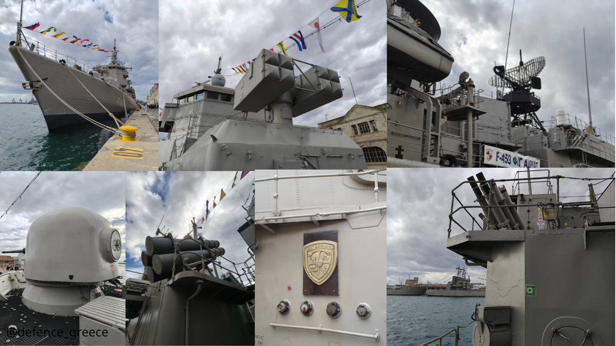 defence_greece's tweet image. ⚓️🇬🇷Η φρεγάτα «ΑΔΡΙΑΣ» (F-459) στο λιμάνι της Θεσσαλονίκης για τον εορτασμό της επετείου της απελευθέρωσης της πόλης και την επέτειο της 28ης Οκτωβρίου.🇬🇷⚓️