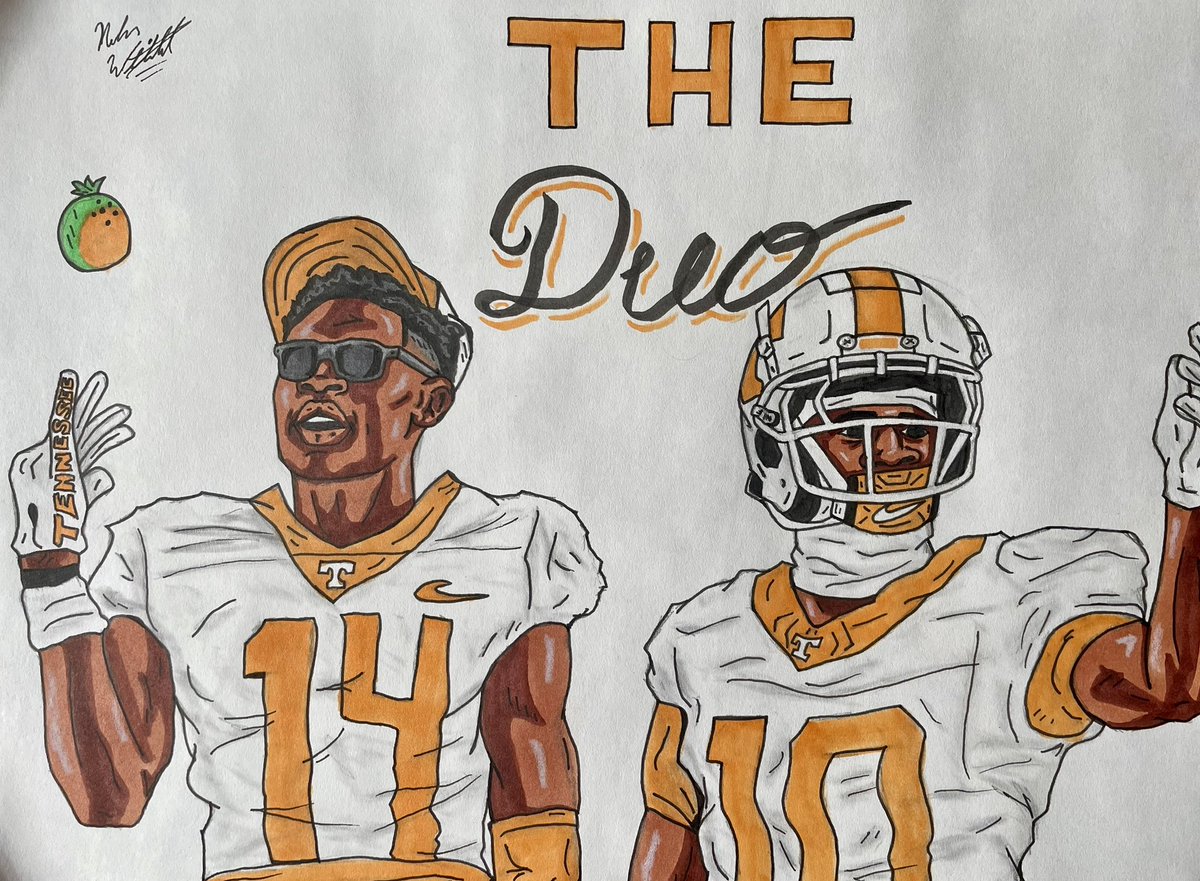 The wide receivers had themselves a day!!🍊