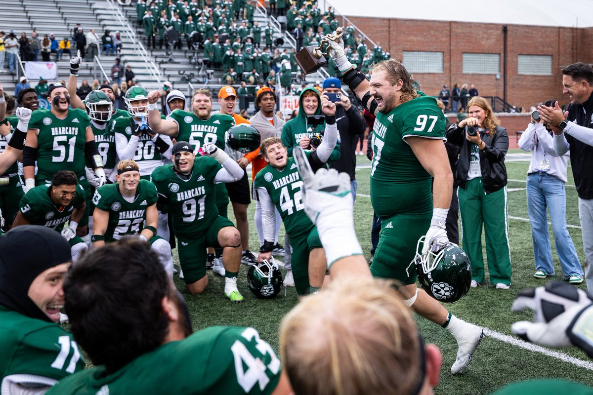 Senior defensive lineman Nile Schuett was presented the Don Black Award following the Homecoming victory over UNK. 

The Don Black Award is presented to the most valuable player in the annual Homecoming contest. The award has been given out since 1972 and 48 student-athletes have