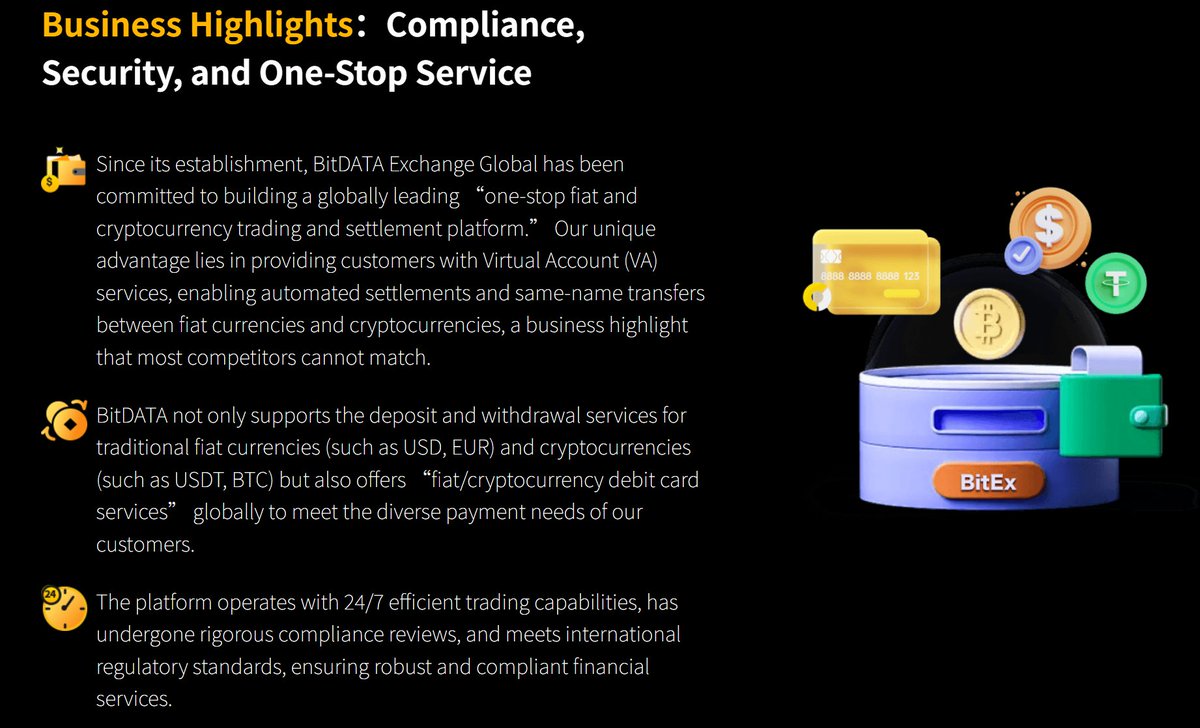 BitDATA_Global's tweet image. Compliance First, Trust Built: BitDATA’s Path to the World’s Most Trusted Digital Finance Infrastructure

Hey Web3 players, do you ever feel that in this space full of &quot;wild west&quot; stories, &quot;security&quot; is the most valuable commodity?

We all know that digital finance is moving…