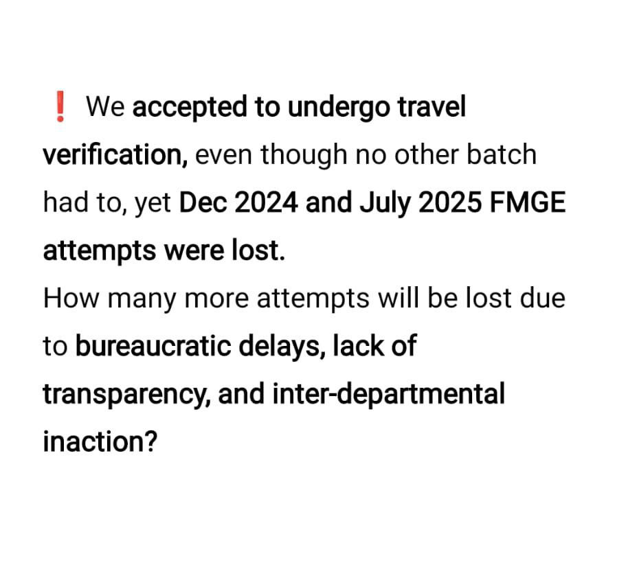 official_afa_'s tweet image. FMGs are losing their chance to appear for FMGE because @NMC_BHARAT is not issuing eligibility certificates to students from the Philippines. They were initially allowed to apply, but now their futures are hanging in limbo.

@NMC_BHARAT is not following its own guidelines. We…