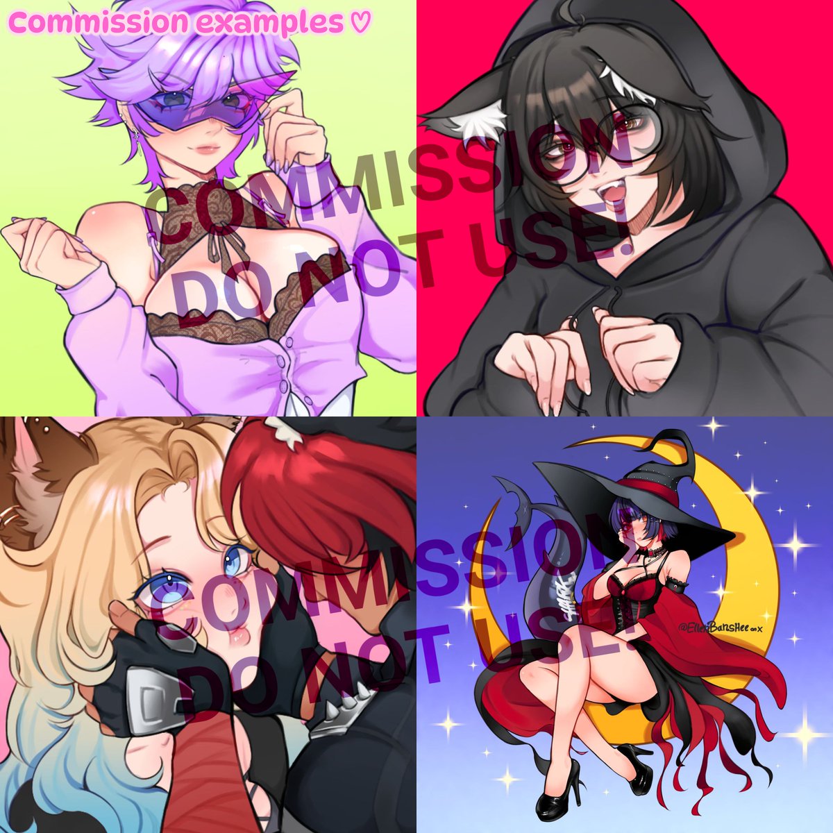 Opening Commissions again! 4 slots at a time, still discounted bc need moneys 💜 I've made an updated terms of service to make it easier for both me and you guys 😌

Medium detailed headshot-> 15 €
Medium detailed half body-> 23 €
+ 50% per added character ❤️
#zzzero #promotwt