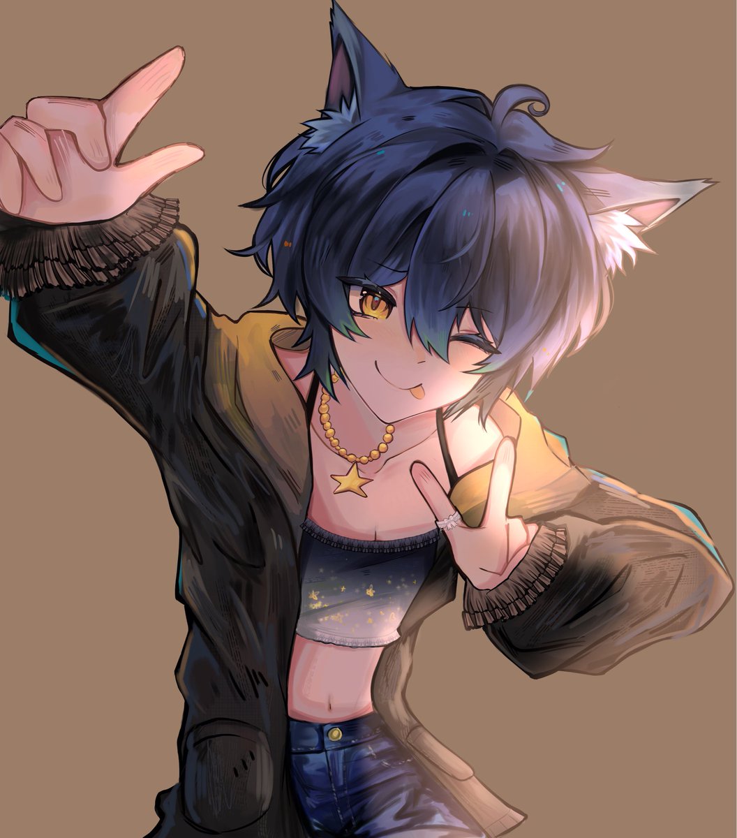 Halloween creeps closer 🎃 and that means another friend’s outfit to steal! Consider your closet raided <a href="/mstarotter/">Star ⭐🦦 VT</a> ! 
(I was supposed to wait til closer to Halloween but I’m way too excited!!)

Thank you <a href="/caocai12/">ruubuy🩵|| COMMS OPEN</a> for the wonderful art 💜