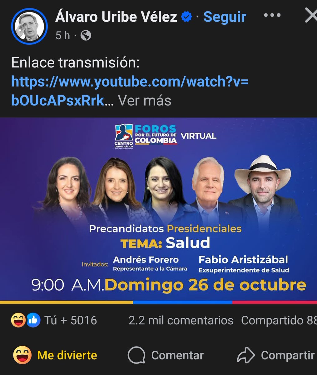 No se pero cuando tus candidatos, causan más risa que admiración, estas derrotado