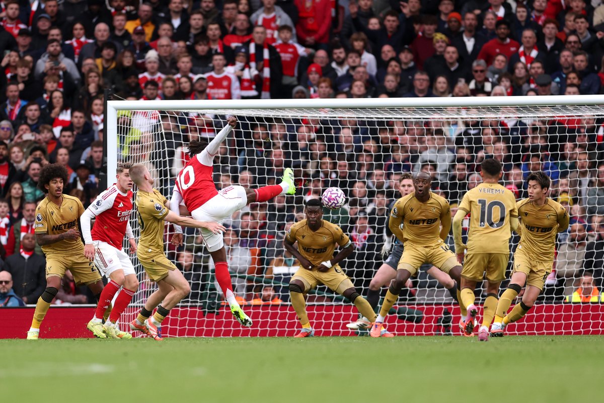 It had to be him 😤

Ebere Eze notches his first Premier League goal for <a href="/Arsenal/">Arsenal</a>, against his former side 🔴
