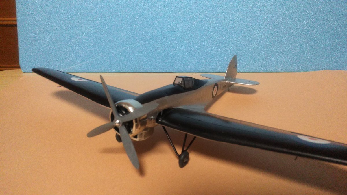 akihikoishida1's tweet image. 1/72 NOVO/FROG ブリストル138Aできました。デカールリキッドを使いましたが国籍マークが半分砕けたのであわてて手書きです。予定にしてないテーマ機でした。😄