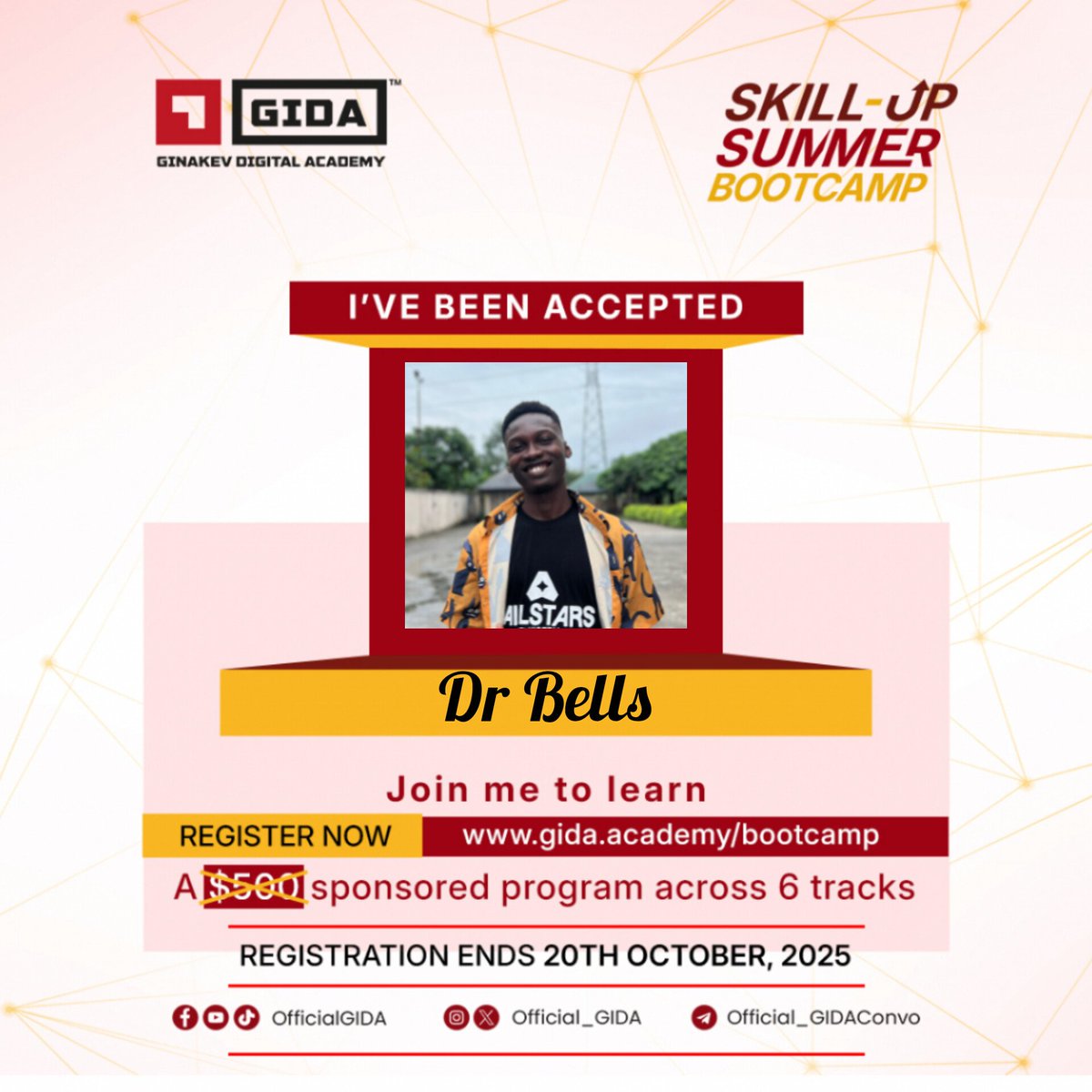 dr_bells005's tweet photo. I joined the @Official_GIDA Skill-up Summer Bootcamp and
here are a few things i learnt in our last week in the Masters ofTraders track.
Come with me, let me take you on a deep dive ๐งต
#MastersofTrading
#MOTBootcamp
#GIDAMOT2
#GIDA https://t.co/M5ykK6rHes