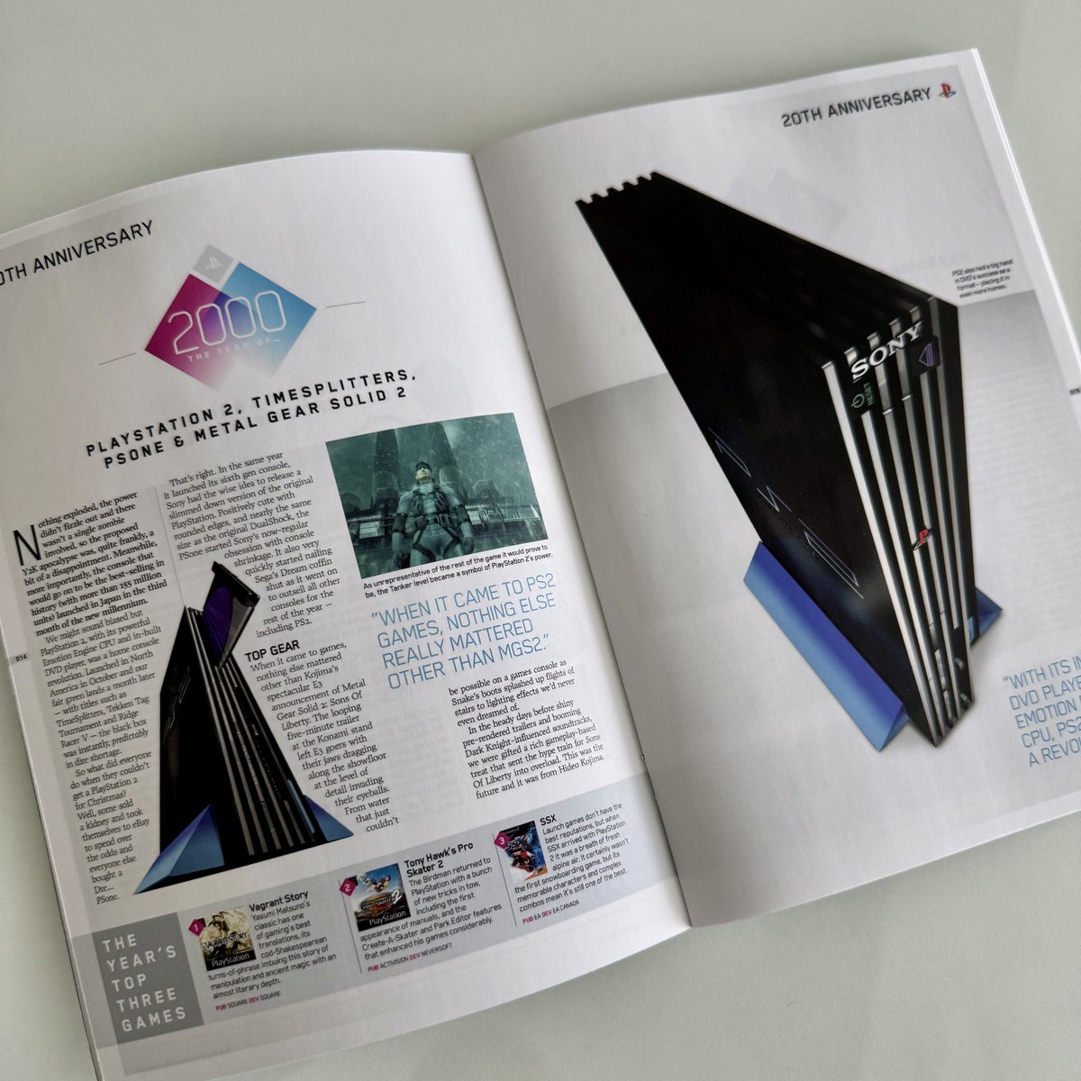 🚨🚨Giveaway Time!🚨🚨

Reprint of a 20 Years of PlayStation pull out magazine that came with an issue of OPM back in 2015. 

Three to giveaway. Open to anyone worldwide.

Follow, RT and tag a friend to enter!
Ends Tuesday.