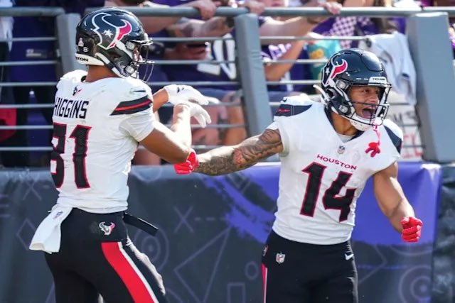 JacobBarzilla's tweet photo. Huge day for rookie WRs Jayden Higgins &amp; Jaylin Noel vs the 49ers.

Get them the rock and get out the way. https://t.co/wPJB5Y2VbF