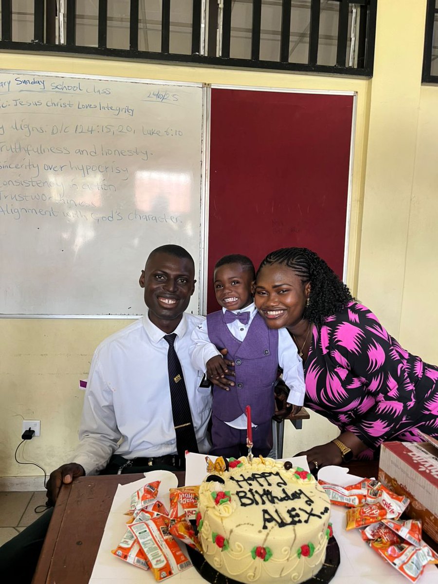 Today we were grateful to mark my son's 2nd birthday with primary children at Church.