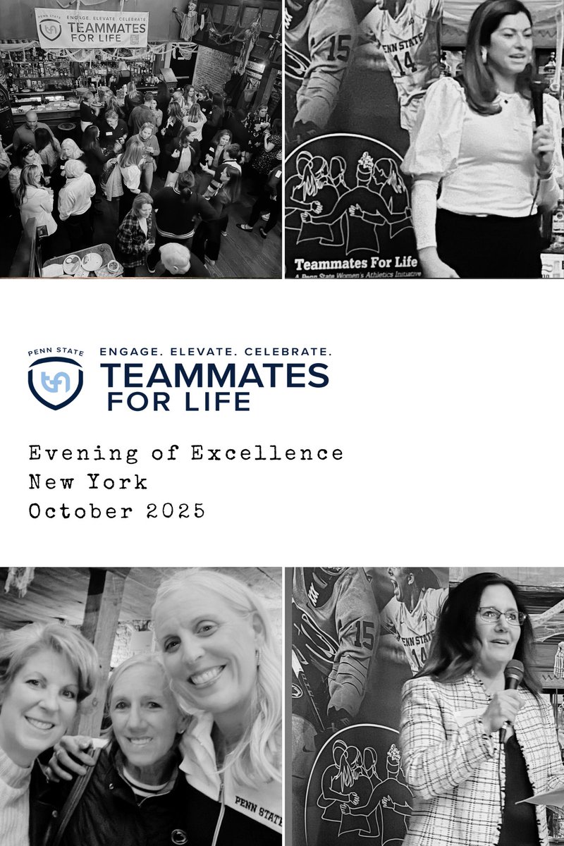 TFL in the Big Apple!🍎Many supporters of #PSU Women’s Athletics were out in full force. We heard from alumni athlete Lauren Miller McHale and head coaches Kayla Treanor, Sarah Browne, Kristen Simpson &amp; Carolyn Kieger. Hit us back if you’d like to host a TFL event in your city!🏙️
