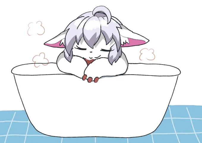 ねこね 今日は愛しいお風呂の日です
