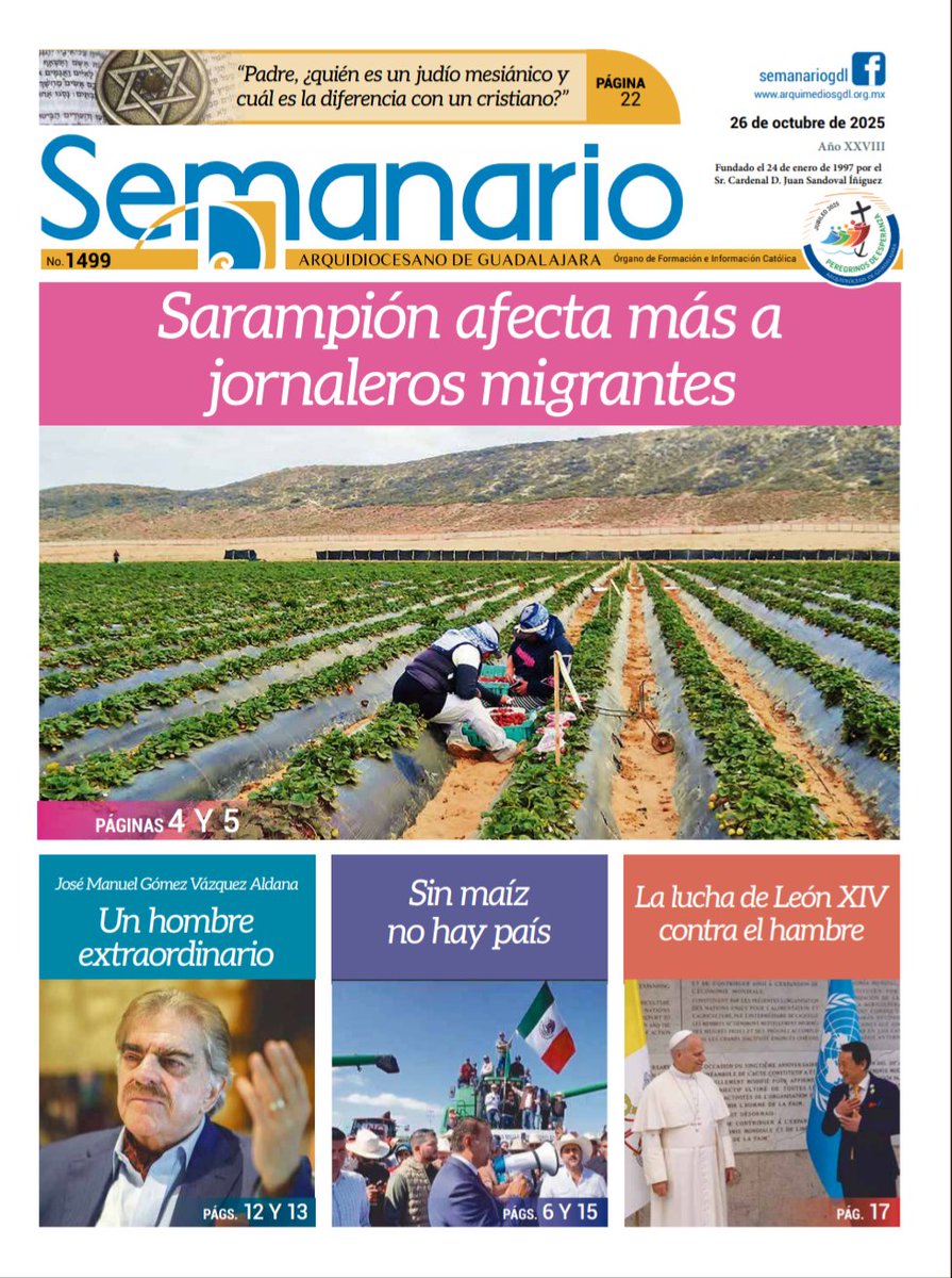 Ramiro_Escoto's tweet image. Hoy escribimos en el @semanariogdl , el @Pontifex_es habla del #Hambre en el mundo y la responsabilidad de la autoridad cuando hace uso de esta palabra para hacerse de #Poder.