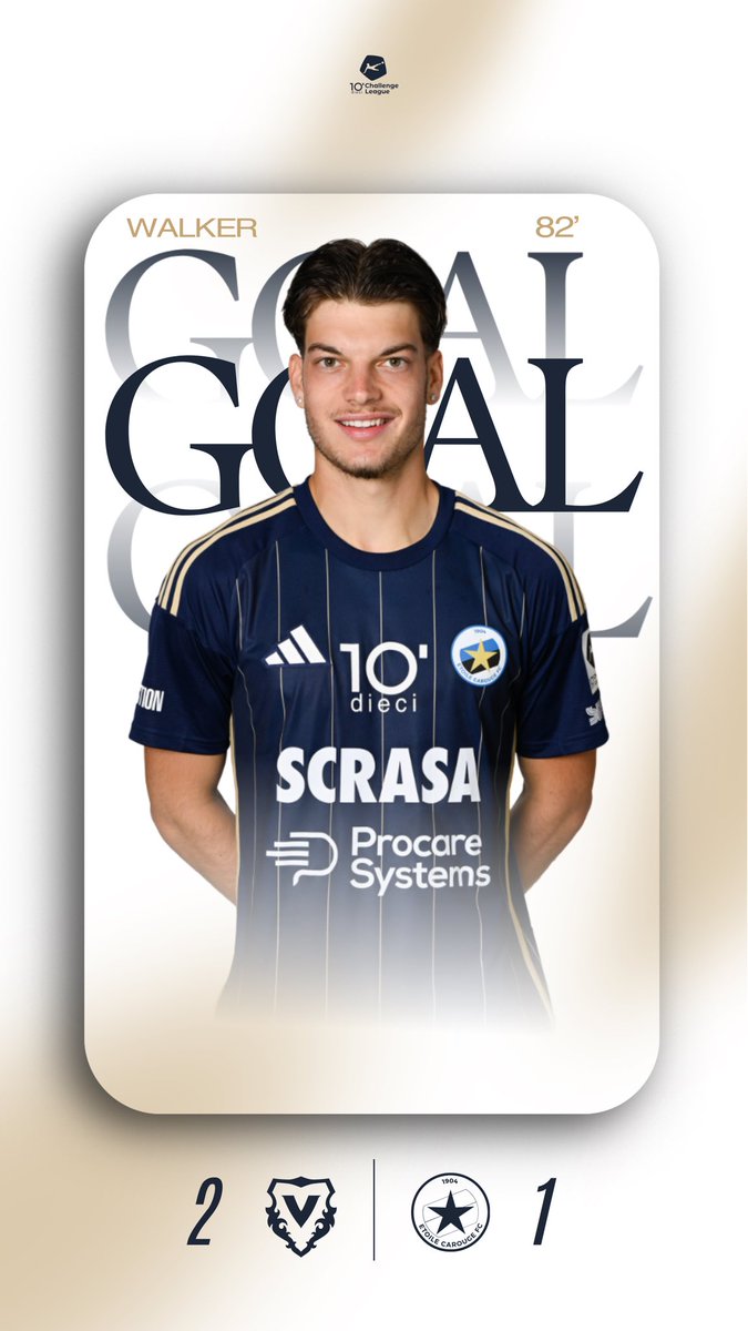 Menés 2-0 face au FC Vaduz, nos Stelliens n’ont rien lâché 💪
Walker réduit l’écart et relance le match ! ⚽️💙

#EnsembleCarouge #ECFC #diecichallengeleague #football #geneve #suisse