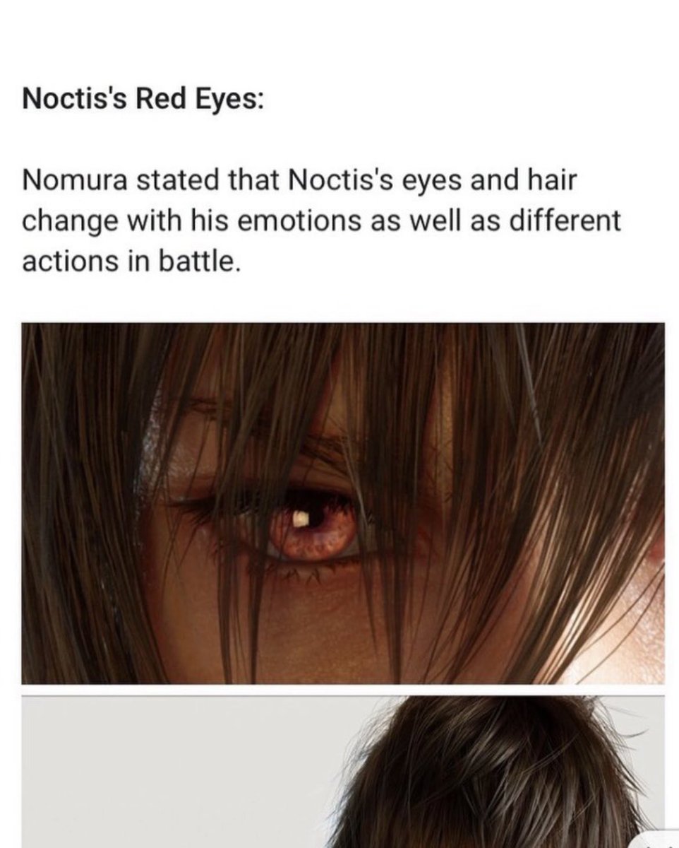 noavsnow3's tweet image. Found concept art back from the versus xiii days with Noctis having different eye colors which connects to his emotions which I find so cool. Sadly this was all discarded with the change to Tabata who just used one eye color when Noctis uses a summon. Such a great concept wasted
