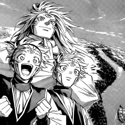 rukianna's tweet image. #modulo8 this chapter means so much to me i loved seeing maru and cross as kids 🥹 i know the next chapter is gonna hurt