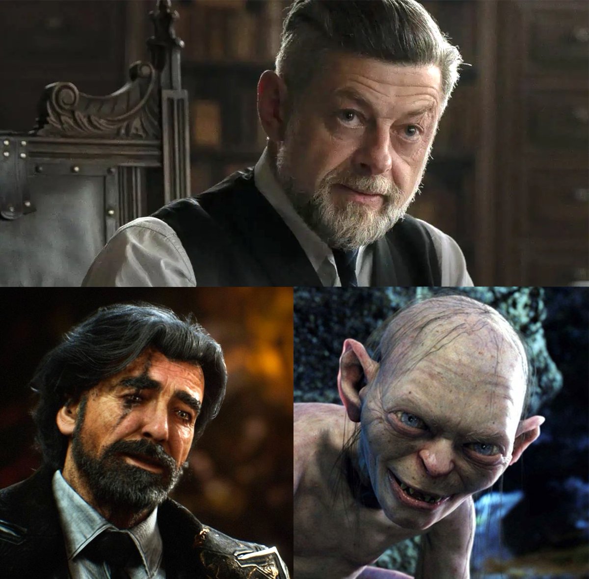 friendly reminder that the voice behind renoir dessendre and gollum is none other than andy serkis himself