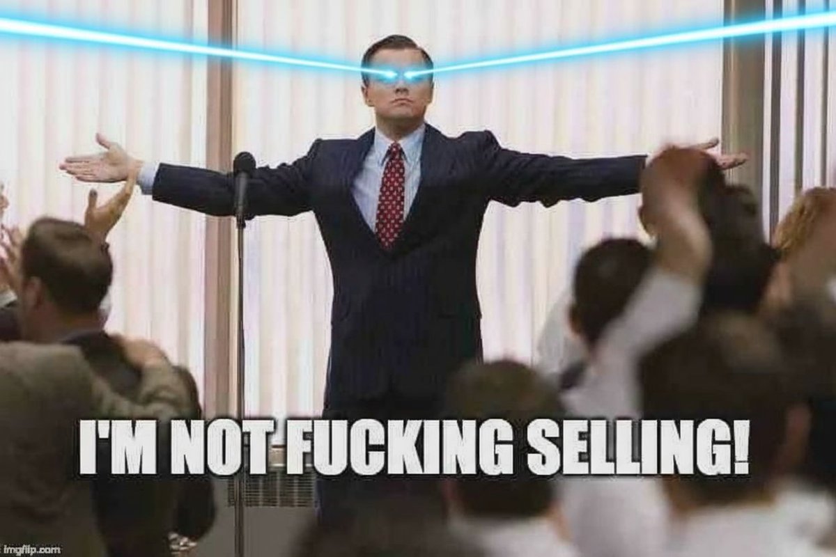 cybro001's tweet photo. Never selling! Nevah!! $CRO

#crofam #FFTB #Cryptocom  #cronos https://t.co/QT9r9jTr3U
