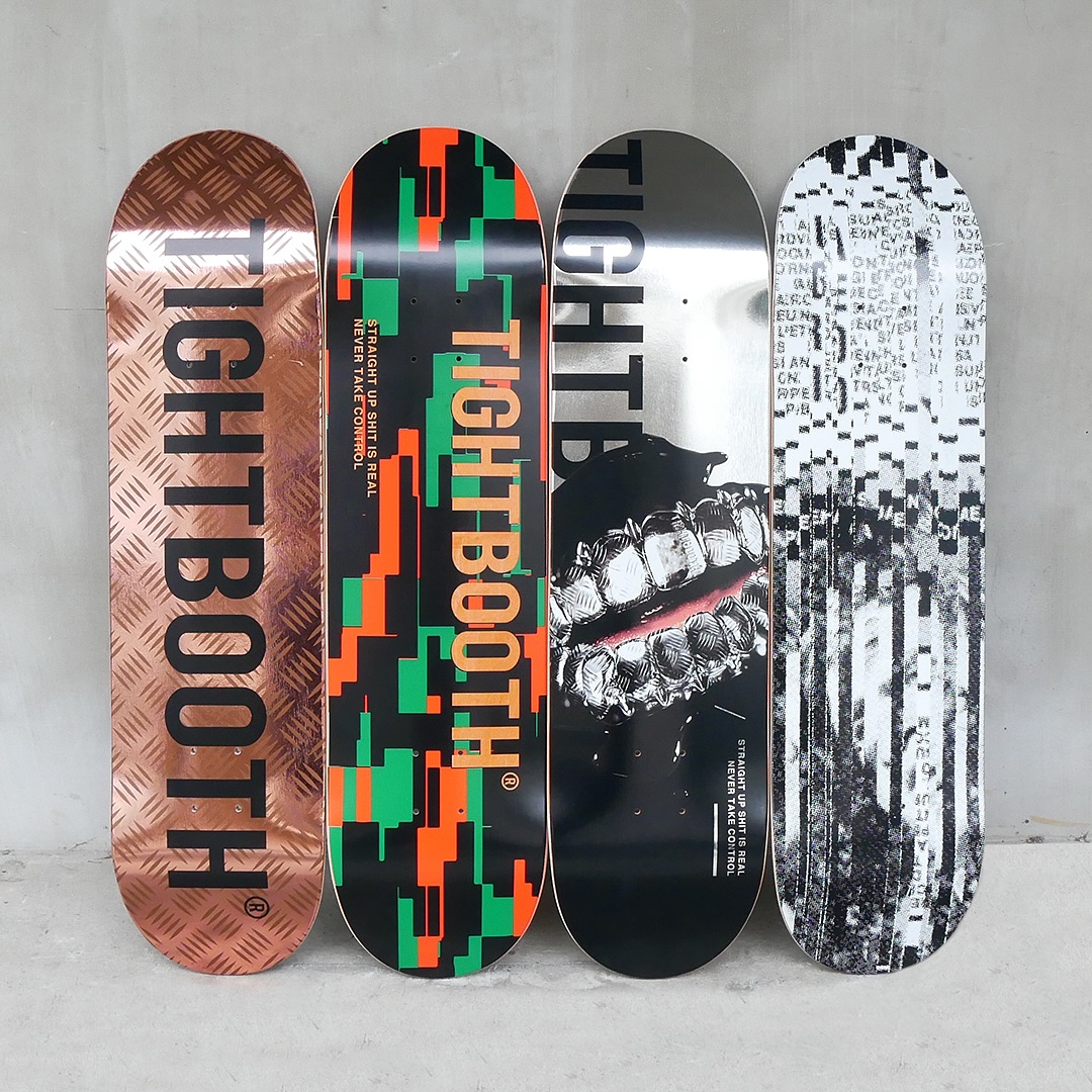 スケートボード Evisen Skate x Tightbooth Production CALIFORNIA STREET on X