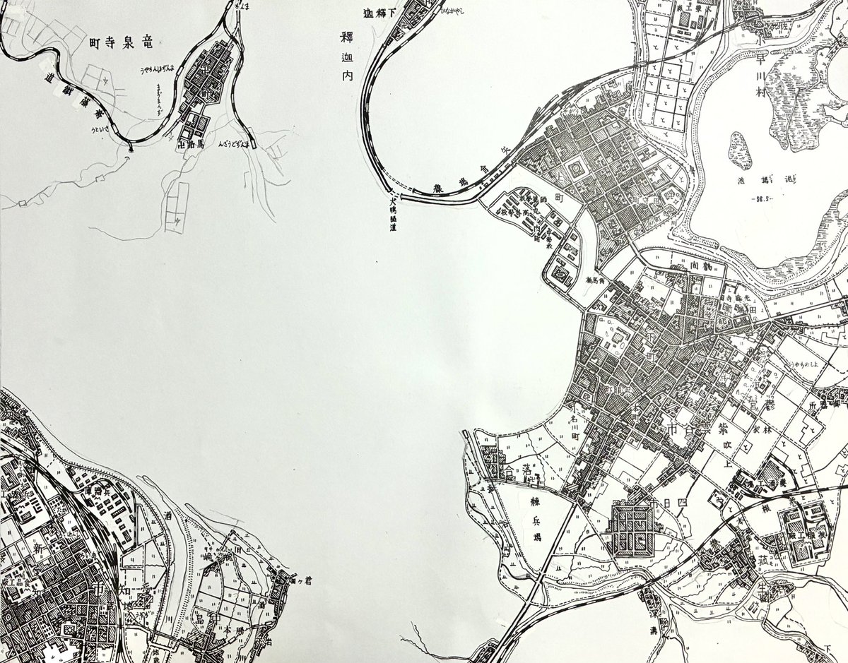 空想地図の進捗。今週末はあんまり進んでません。空想地図学会までには昭和5年版を完成させたいところ。
#空想地図 