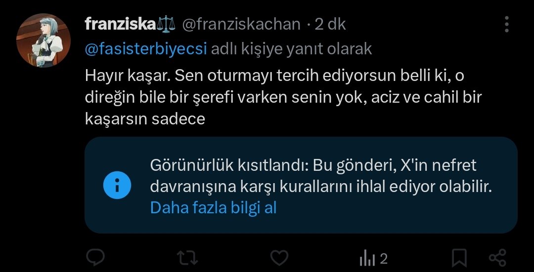 o kadar twit varken bula bula benimki mi bulundu amk