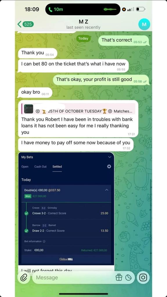 fixedmatch_tip's tweet image. Success start with a single step 💯👍
Money is our motivation join now and win big Dm📥📥 and ask how to join 💪
#football #soccer #travel #europe #uk #england #usa #ucl #austrianfootball  #denmark #canada🇨🇦 #germany #poland  #cfc #ukraine #brasil #ireland #israel #vietnam
