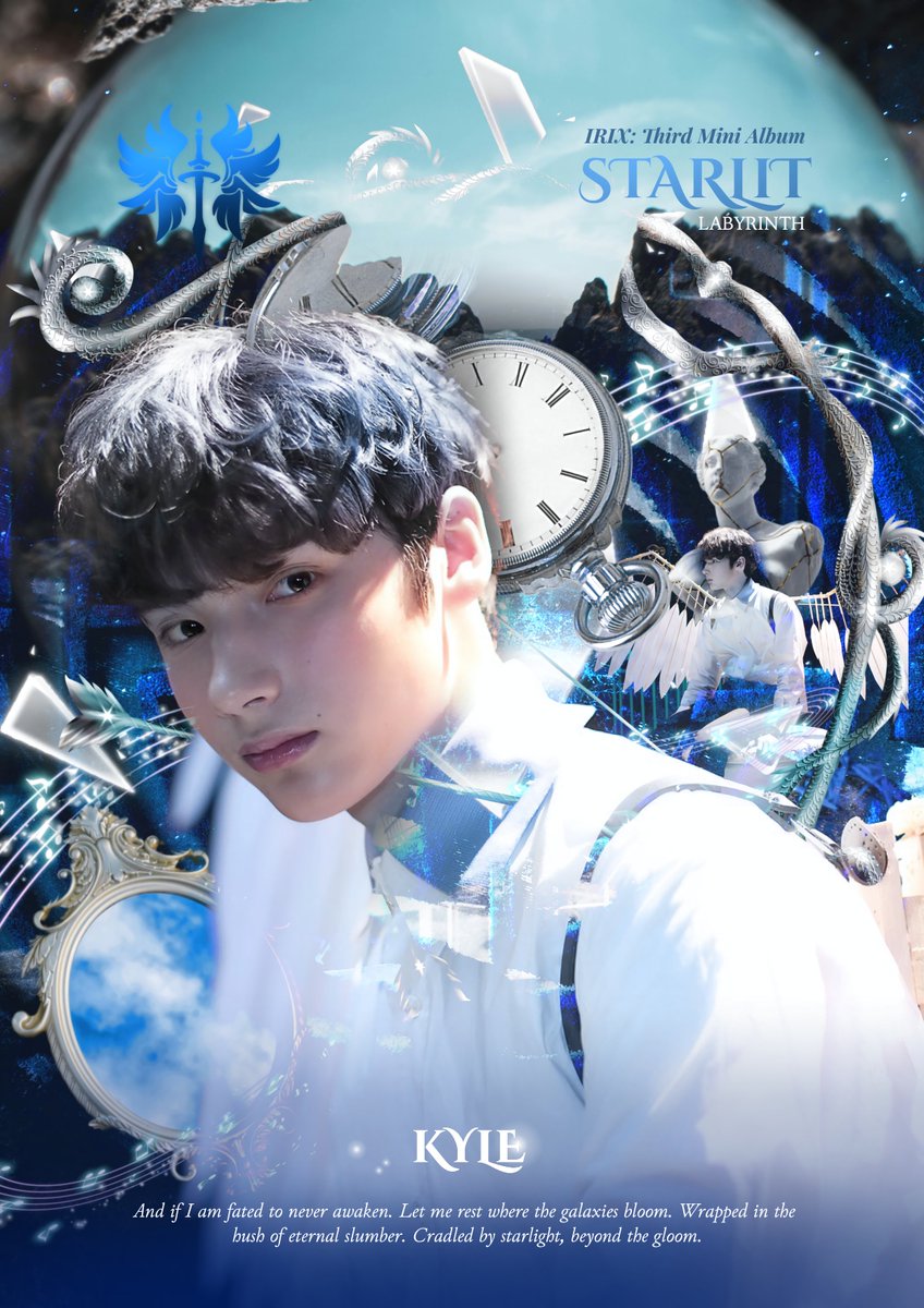 WeAreIRIX's tweet photo. ㅤ

　　𝖨𝖱𝖨X　　3rd　     Mini　　Album:
　　𝗦𝗧𝗔𝗥𝗟𝗜𝗧　　✶　　𝗟𝗔𝗕𝗬𝗥𝗜𝗡𝗧𝗛
　　━━━━━━━━━━━━━   ・・・  𓆰𓆪

　　　  ㅤㅤ ׅ 𝄂𝄚𝅦𝄚𝄞𝅄ㅤ𝓚𝐘𝐋𝐄

　　𝓞’ labyrinth of  sᴛᴀʀs,   guard the
　　𝙙𝙧𝙚𝙖𝙢𝙨   that ㅤ 𝖋𝖊𝖆𝖗  departure...

ㅤ https://t.co/hu8kP0BK2u