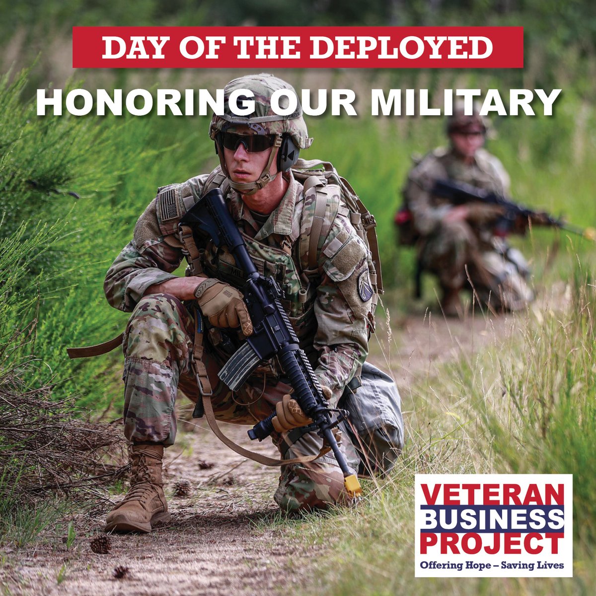 VetBizProject's tweet image. Today we honor the brave men &amp;amp; women serving far from home — &amp;amp; the families who share in their sacrifice. At #VeteranBusinessProject, we’re proud to stand with service members &amp;amp; Veterans through every stage of their journey.

#NationalDayoftheDeployed