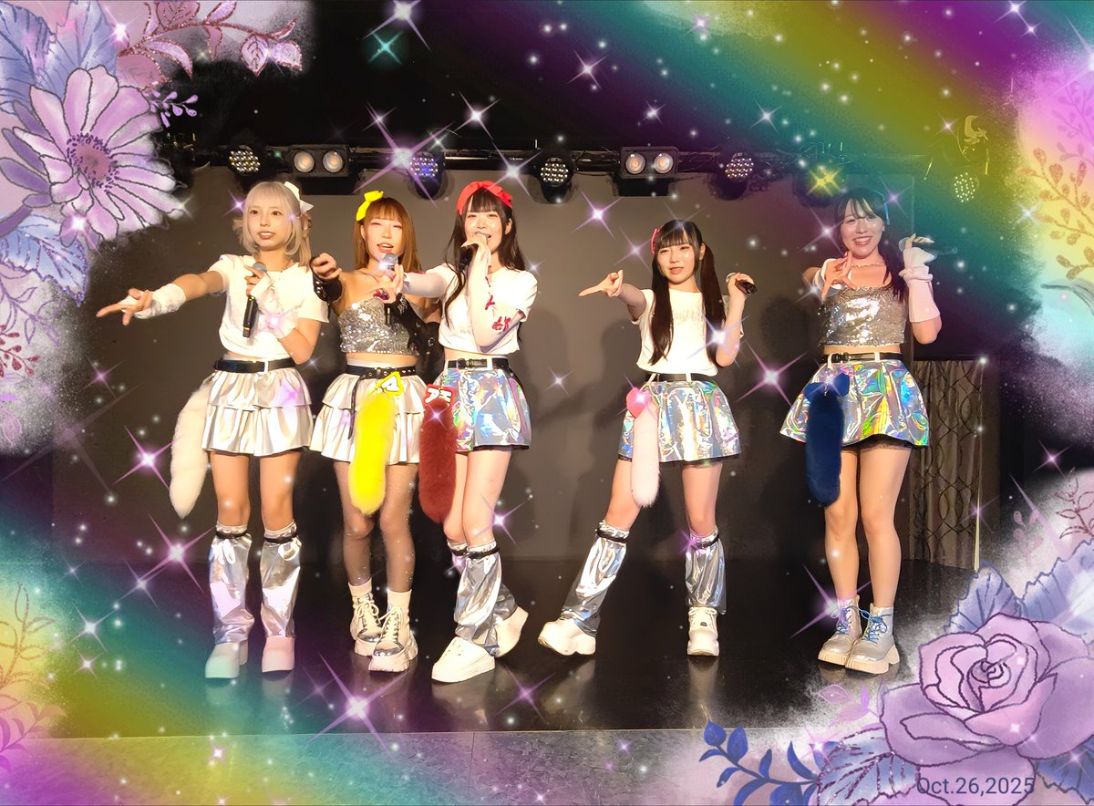 takababy0516's tweet image. 2025.10.26㈰
【LIVE with YOU!!】# 102　
「Bambi生誕祭Lustrous Melody ～ 叶う光の旋律 ～」
＠ 秋葉原Venus

ライブは17:45〜なのに秋葉原駅に17:40着
駅から会場まで周東より速く走ったので無事間に合いました()

三冠達成🤟👑👑👑

3日間楽しかったです！！

＃ﾃﾞｨﾃﾞｨｽｺｯｺ!!
＃DDS!!